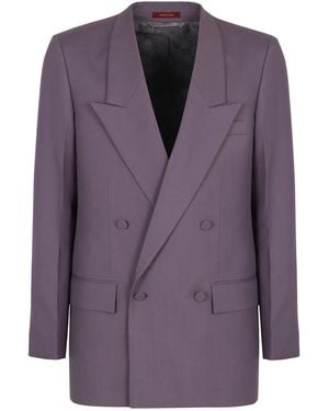 Gucci Double-Breasted Jacket - Purple