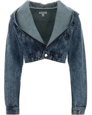 Alaïa Alaia Denim Jacket - Blue