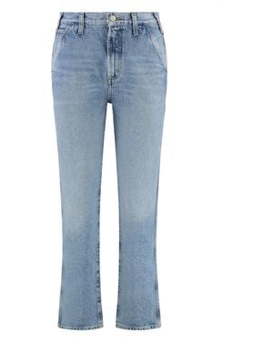 Agolde Cooper High-Rise Straight Leg Jeans - Blue
