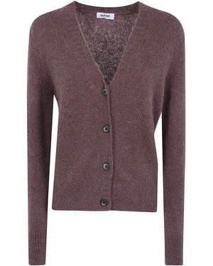 Base London Cardigan Jumper - Purple
