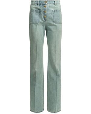 Valentino Straight-Leg Jeans - Green