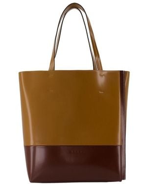 Marni Museo Large Shopper Bag - Brown