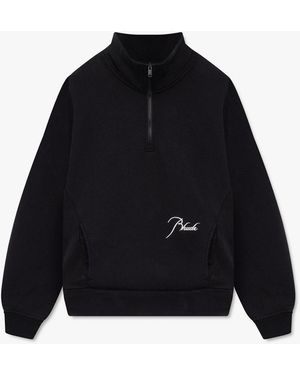 Rhude Classique Quarter Zip Jumper - Blue