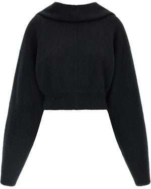 Rick Owens 'Tower Pull' Hoodie - Black