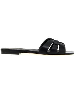 Saint Laurent 'Tribute Nu Pieds' Sandals - Black