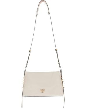 Pinko Leather Handbag - White