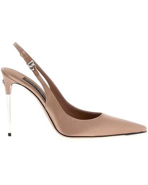 Dolce & Gabbana Dolce & Gabbana Satin Slingbacks - Pink