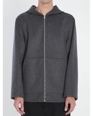 Bottega Veneta Dark Wool Sweatshirt - Gray