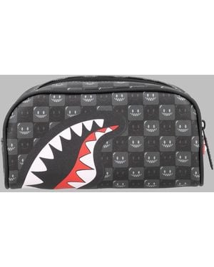 Sprayground Inspired Mini Clutch Bag - Grey