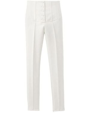 Jacquemus Le Pantalon Arlesien Wool Blend Pants - White