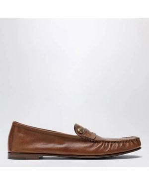 Versace Guanto Loafers - Brown