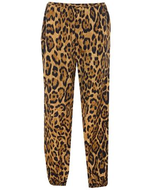 Alaïa Alaia Animal Print Pants - Natural