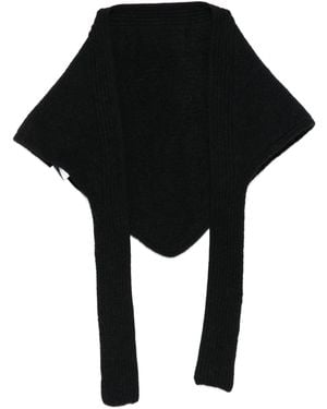 Jacquemus Le Chale Triangular Scarf - Black