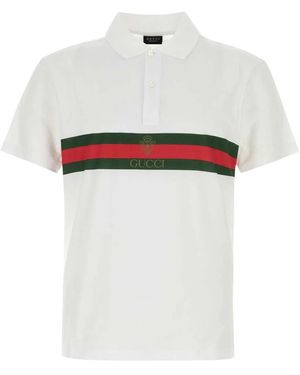 Gucci Printed Cotton T-Shirt - White