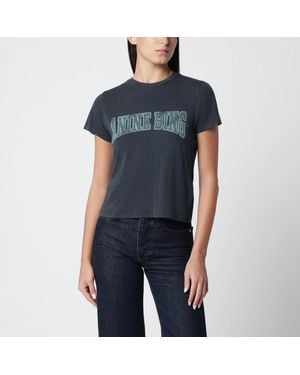Anine Bing Shelley Cotton Tshirt - Black