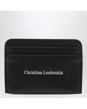 Christian Louboutin Leather Card Holder - Black