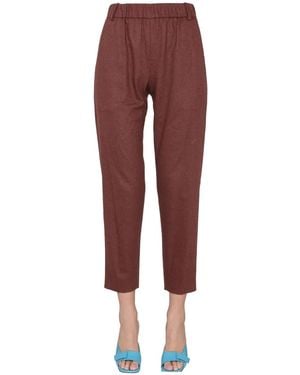 Alysi Cigarette Trousers - Red