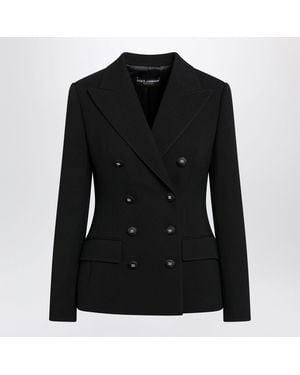 Dolce & Gabbana Dolce & Gabbana Doublebreasted Jacket - Black