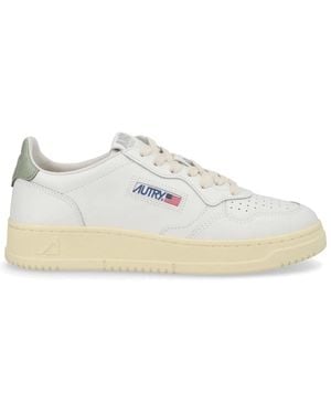 Autry Multicolor Cow Leather Sneaker - White