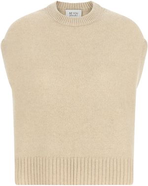 Be You Be You '9040' Vest - Natural