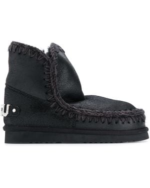 Mou Sheep Skin Eskimo Logo - Black