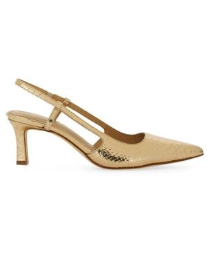 MICHAEL Michael Kors Michael By Michael Kors Slingback Court Shoes - Natural