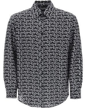 Burberry Oversized Silk Poplin Shirt - Black