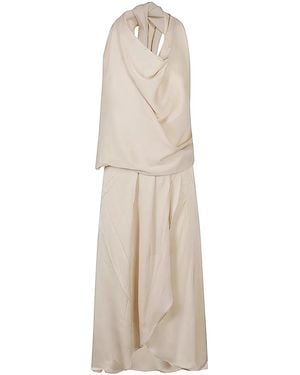 Silk95five Worth Ave Silk Short Dress - Natural
