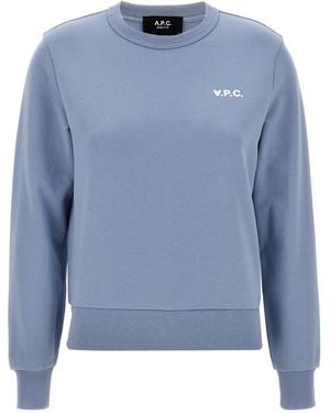 A.P.C. 'Boxy Petit Vpc' Sweatshirt - Blue