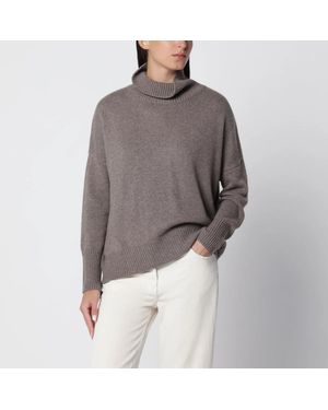Lisa Yang Turtleneck Jumper Heidi - Grey