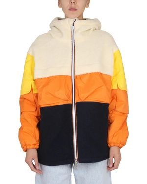 K-Way Claumix Sherpa Jacket - Orange