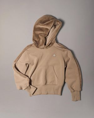 Moose Knuckles Mix Media Bunny Hoodie - Natural