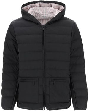 Thom Browne Hooded Down Jacket - Black