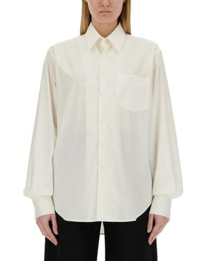MM6 by Maison Margiela Oversize Fit Shirt - White