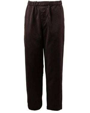 Casey Casey Elastic-Waistband Pants - Black