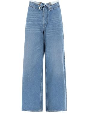 AMISH "Roll Up" Jeans - Blue