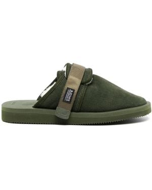 Suicoke Zavo-Mab Mules Sandals - Green