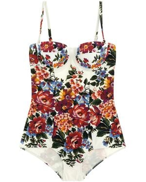 Dolce & Gabbana Dolce & Gabbana 'Re-Edition 2000' One-Piece Swimsuit - Red