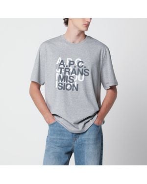 A.P.C. Transmission T-Shirt - Gray