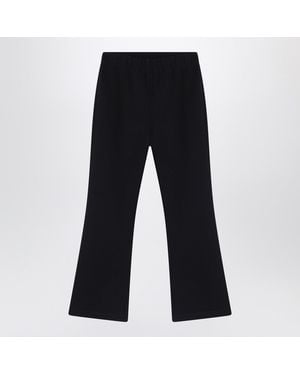 Douuod Pants With Logo Patch - Black