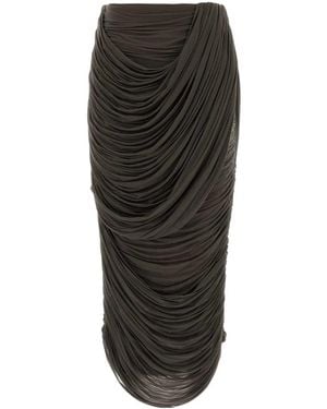 Magda Butrym Re26Skirt09Brown - Black