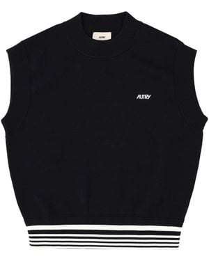 Autry Knitted Tops - Blue