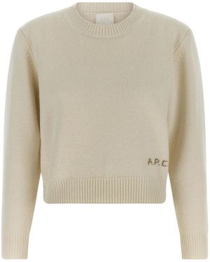 A.P.C. 'Anna' Sweater - Natural