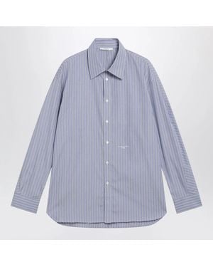 Givenchy Striped Poplin Shirt - Blue
