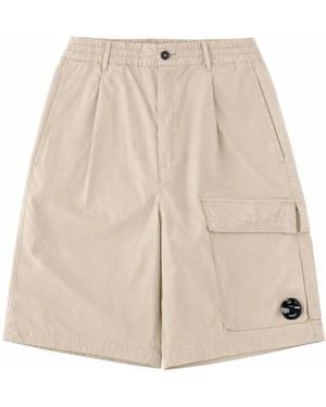 C.P. Company C.P.Company Cotton Shorts - Natural