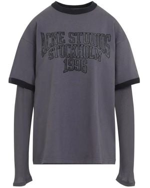 Acne Studios Ls T-Shirt - Blue