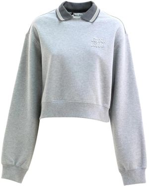 Miu Miu Cotton Jacket - Blue
