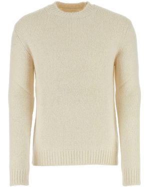 Jil Sander Cn Ls Sweater - White