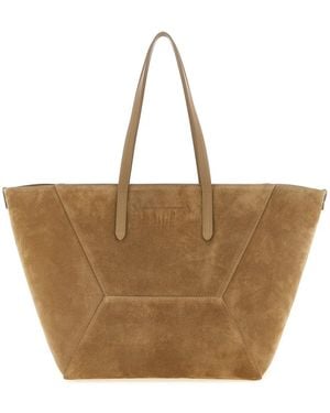 Brunello Cucinelli 'Bc Duo' Maxi Shoulder Bag - Brown