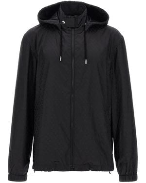 McQueen 'Skull' Windbreaker - Black